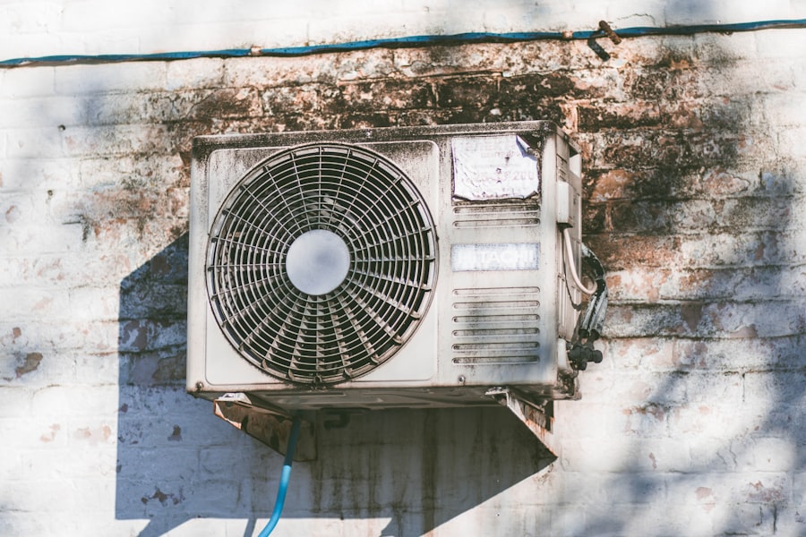 Outdoor condenser unit of an 18000 BTU inverter split air conditioner